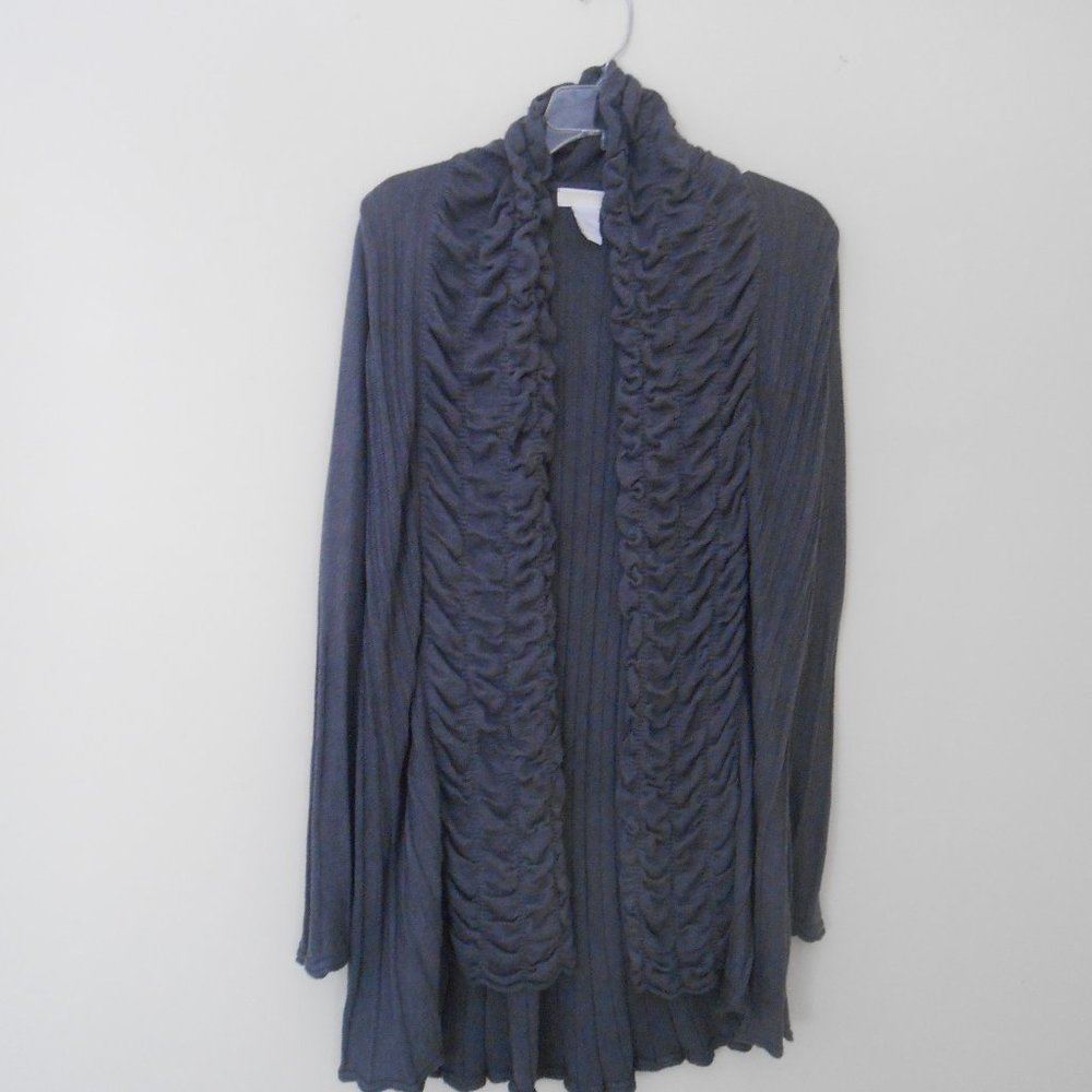Christina gray size large sweater.